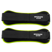 Утяжелители для ног и рук BRONZE GYM, 3 кг (1,5кг х 2), пара.