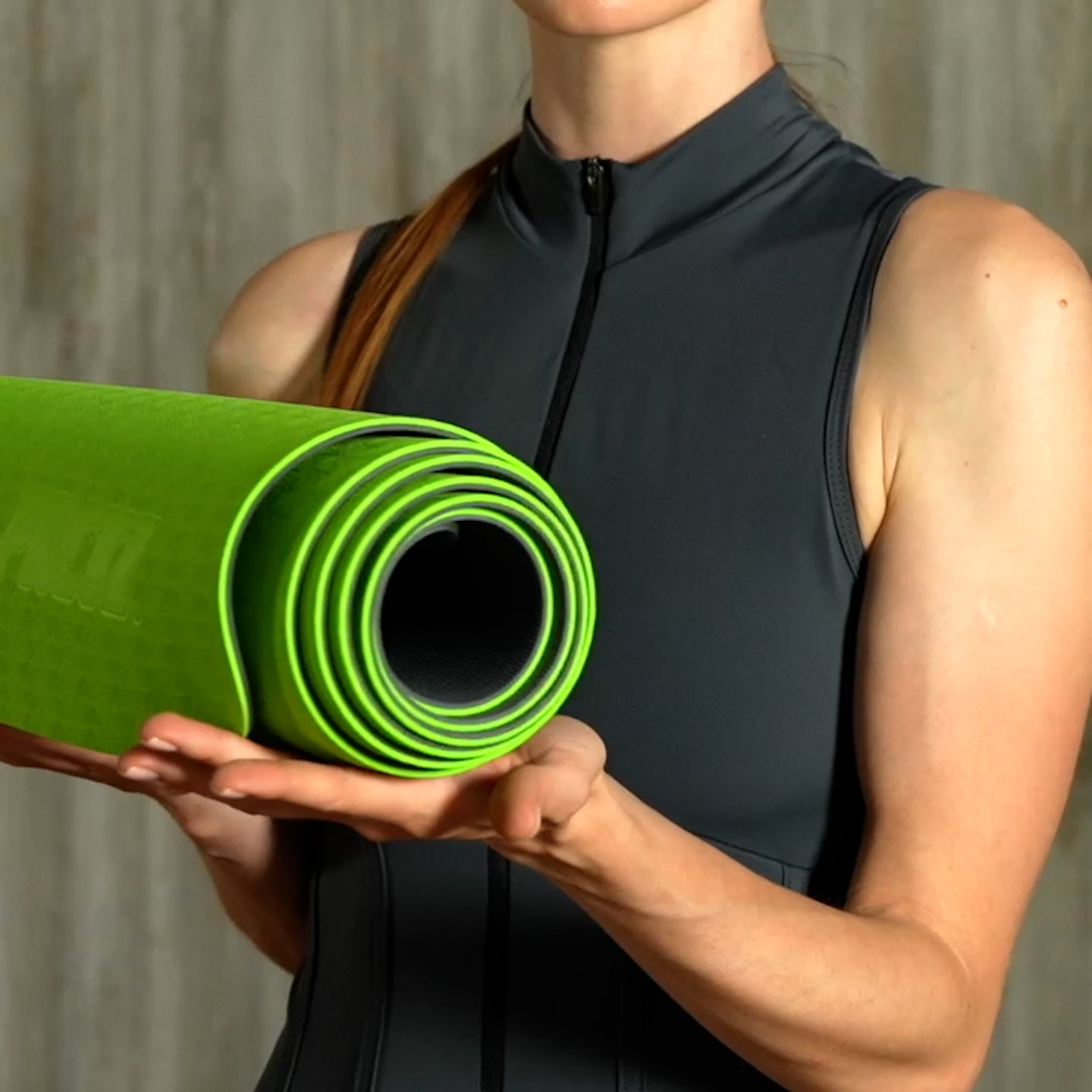 Коврик для йоги двухслойный PRCTZ TWO TONE TPE YOGA MAT, 173х61х0,4см