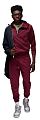 Толстовка мужская Jordan Sport AIR 1/2 Zip Hoodie (красный) - фото № 6